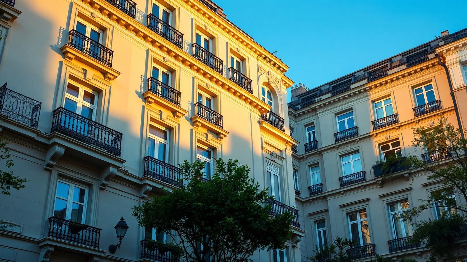 Edificio residencial en Madrid gestionado por ADFIN